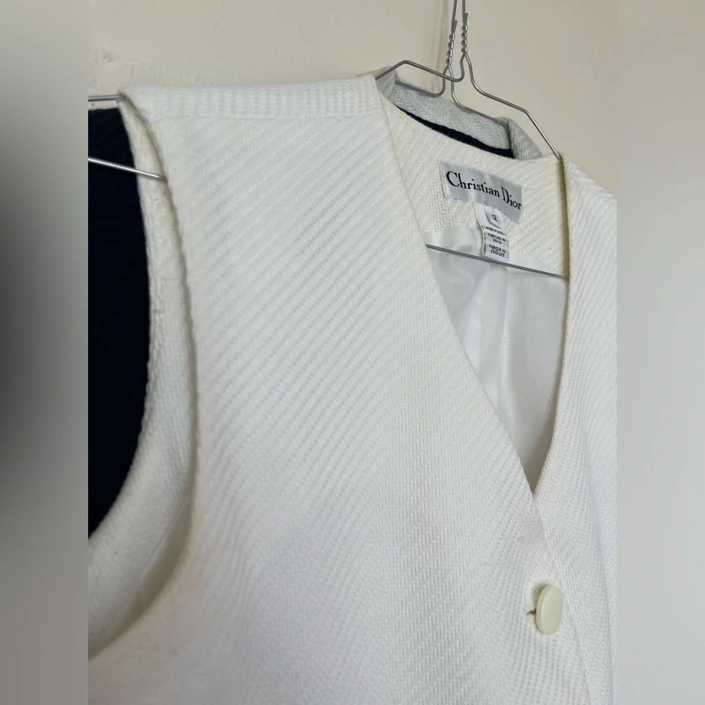 Dior Navy and White Blazer